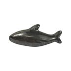 Handmade - Fish Shaped Drawer / Door Pull Or Handle - Casted Aluminum (New Old Stock) - Made In I thumbnail 4