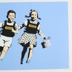 Offset Litho Naar Banksy Police Kids Jack And Jill 42/150 thumbnail 4