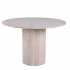 Pokka Eetkamertafel - Ø110 Cm - Licht Eiken thumbnail 6