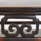Antieke Chinese Side Table/ Altaar Tafel Uit Begin 1900 Met Een Zeldzame Single Piece Top thumbnail 10