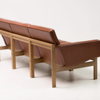 Ole Gjerlov Knudsen En Torben Lind For France & Son Vintage Three Seat Modular Sofa thumbnail 13