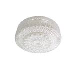 Vintage Ronde Glazen Plafonnière / Plafondlamp – Jaren 60/70 - (kh34) thumbnail 2