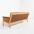 Mid-Century Hans Wegner Sofa / Bank /  3 Zitsbank Model Ge55 By Getama thumbnail 6