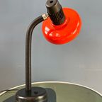 Rode Space Age Tafellamp Met Flexibele Arm thumbnail 7