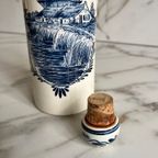 Grote Vintage Jenever Fles Van Delft Blue thumbnail 10