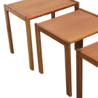 Set Of 3 Nesting Tables 'frankenau' Bijzettafel Tafeltjes Vintage thumbnail 14