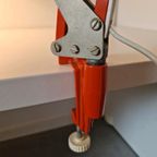 Vintage Oranje Architectenlamp Bureaulamp Klemlamp Desklight thumbnail 3
