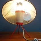 Rare Small Table Lamp Czech Design 1950S thumbnail 10