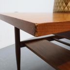 Vintage Salontafel Omkeerbaar Blad Teak thumbnail 9