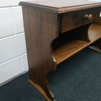 Telefoonbankje Antiek Hout Planten-haltafel Met Lade thumbnail 5