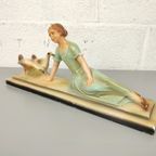 Gipsen Art Deco Beeld Pecchioli thumbnail 5