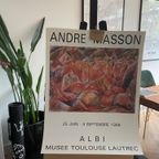 André Masson (1896-1987), La Carriere Bibemus, 1948. Exhibition Poster Albi Musee Toulouse Lautrec thumbnail 6
