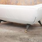 Nieuwbeklede Witte Leren Montis Quintus Design Chaise Longue thumbnail 5