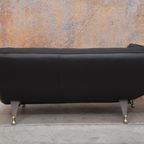 Exclusieve Zwarte Leren Montis Quintus Design Chaise Longue thumbnail 6