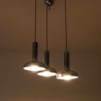 Mid-Century Vintage Hanglamp Luster In Chroom thumbnail 5