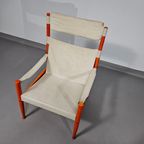 Safari Lounge Chair, Model 30, Designed By Erik Worts And Manufactured By Niels Eilersen, Denmark thumbnail 9