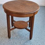 Set Of Two Low Chairs And Coffee Table From The Amsterdam School/ Art Deco Circa 1930s. thumbnail 22