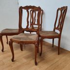 Vintage Landelijke Stoelen Eettafelstoelen Eetkamerstoelen Set Prijs thumbnail 3