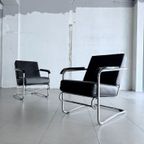 2X Vintage Lounge Chair By Enrico Prampolini For Cova Milano thumbnail 4