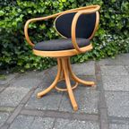 Vintage Thonet Bureaustoel Draaibaar Nr 5501 thumbnail 3