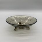 Rookglas Persglas Schaaltje Met Bloemmotief thumbnail 3