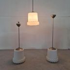 3 Peil & Putzler Hustadt Zonnebloem Vintage Opaline Hanglamp thumbnail 2
