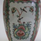 Chinese Rose Medallion Canton Export Porcelain Vase, Early 20Th thumbnail 12