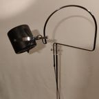 Rare Mid Century Elbow Arc Floor Lamp By J.J.M. Hoogervorst For Anvia, Holland thumbnail 8