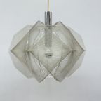 Paul Secon For Sompex Clear Wire Hanging Lamp , 1970S Germany thumbnail 3