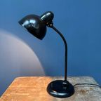 Ongemerkte Zwarte Kaiser Idell Bureaulamp Model 6551 thumbnail 18