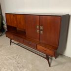 Prachtig Teak Houten Vintage Kast Louis Van Teeffelen thumbnail 11