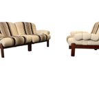 Set Van 3 Vintage Modulaire Fauteuils / Elementenbank thumbnail 13