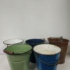 Decoratieve Emaille Brocante (Melk) Emmer Klein thumbnail 7