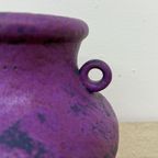 Zenith Gouda Holland Purple Ceramic Vase , 1970S thumbnail 3