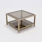 Belgo Chrom 23K Gold Plated Coffee Table 1970S thumbnail 2