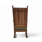 Oak High Back Arm Chair 1930s thumbnail 5