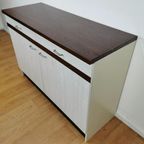 Vintage Mid Century Formica Keukenkast Wandkast Dressoir thumbnail 10