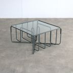 Vintage Salontafel | Tafel | Glas | Jaren 70 thumbnail 4