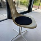 6 Charles Eames Eetkamerstoelen, Prijs Voor De Set Van 6 thumbnail 4