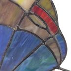 Tiffany Stijl - Vlinder - Tafellamp - Glas-in Lood - 3e Kwart 20e Eeuw thumbnail 11