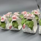 Set Servetringen Rozen Porselein 10 Stuks thumbnail 3