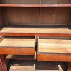 Antieke Vintage Biedermeier Kast, Meidenkast, Mahonie thumbnail 16