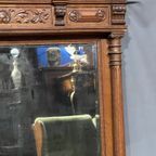 Antieke Spiegel In De Stijl Van Henri Ii. thumbnail 3