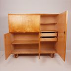 Vintage Pastoe Dressoir Cb01 | Cees Braakman 1954 | Highboard Buffetkast | Volledig Gerestaureerd thumbnail 11