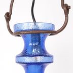 Raak Stalactiet Glazen Hanglamp Blauw, Nanny Still 1960S thumbnail 5