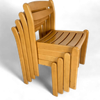 8X Casala Wooden Dining Chair thumbnail 2