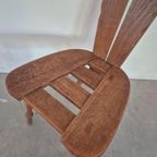Belgische Vintage Brutalist Stoel Design thumbnail 3