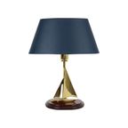 Messing Zeilboot Tafellamp Maritieme Lamp Hollywood Regency thumbnail 3