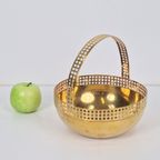 Art Deco Messing Kom Van Fischer Göppingen, Jaren '20 Brass thumbnail 5