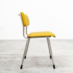 Vintage Gispen 1231 Stoelen, Opnieuw Bekleed Met Leer. thumbnail 6